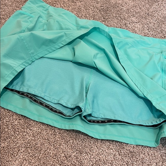 Athleta Skort Bundle 2X Black + Aqua Athletic Skirts Built-In Shorts Activewear - Picture 7 of 15